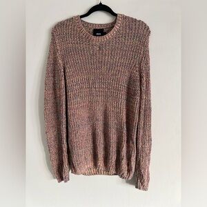 ASOS Multicolor Knit Crewneck Pullover Oversized Sweater Sz Small